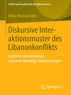 cover image of Diskursive Interaktionsmuster des Libanonkonflikts